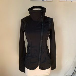 Capezio size small full zip black warm up jacket